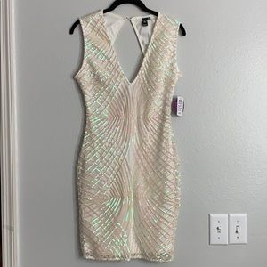 Windsor sequin midi dress